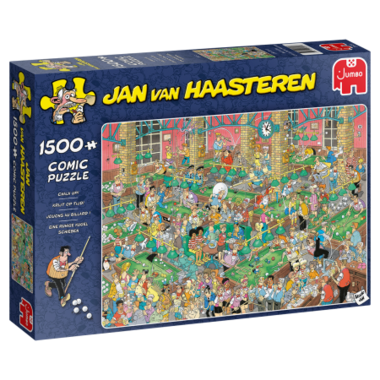 Jouons au Billard! - Jan van Haasteren Puzzle (1500)