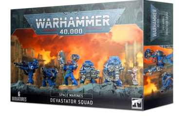 Warhammer 40,000 - Space Marine Devastator Squad
