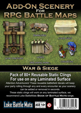 Add-On Scenery for RPG Battle Maps: War & Siege