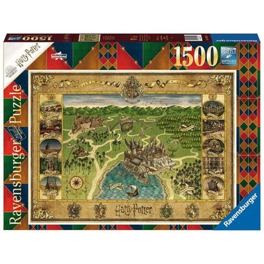 Hogwarts Map - Puzzel (1500)