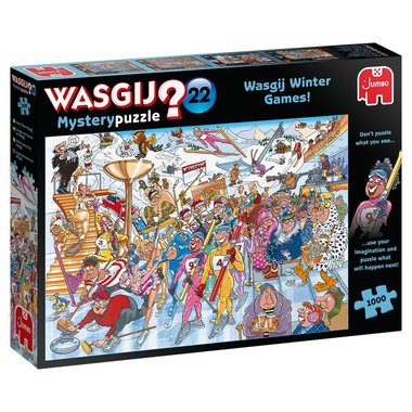 Wasgij Mystery Puzzel (#22): Winterspelen! (1000)