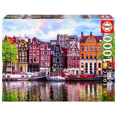 Dansende Huizen Amsterdam - Puzzel (1000)
