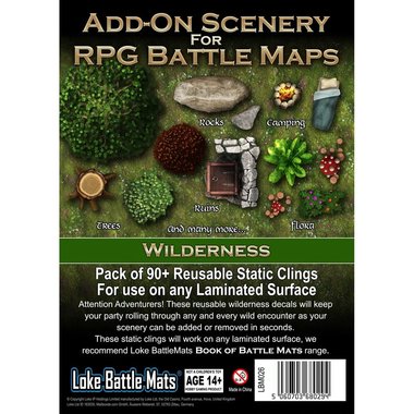 Add-On Scenery for RPG Battle Maps: Wilderness