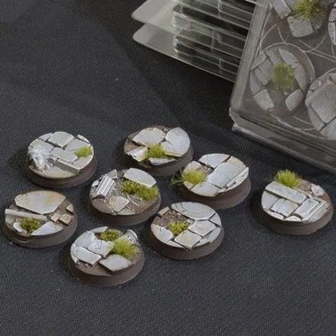 Temple Bases - Round 32mm (x8)