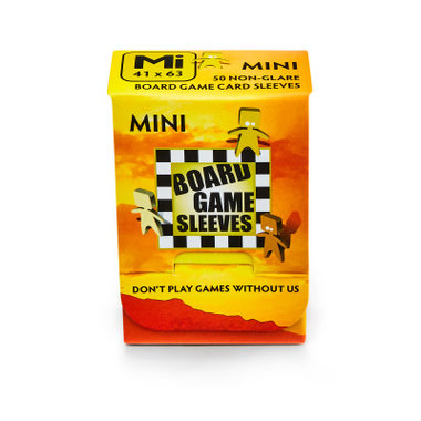 Board Game Sleeves (Non-Glare): Mini (41x63mm) - 50 stuks