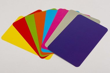 Blanco Gekleurde Speelkaarten (Rechthoekig)