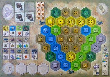 Castles of Burgundy: The 4th Expansion (Monastery Boards)