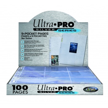 Ultra Pro 9-Pocket Page (Silver Series) - 100 stuks