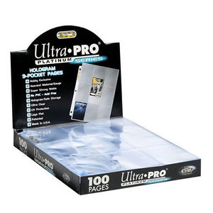 Ultra Pro 9-Pocket Page (Platinum Series) - 100 stuks