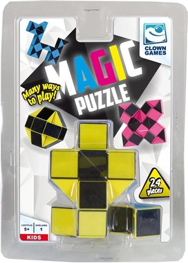 Magic Puzzle 3D - 24 delen (Geel)