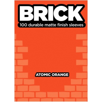 Afbeelding van het spelletje Legion Brick Sleeves (67x92mm) - Atomic Orange (100 stuks)