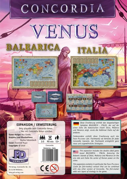 Afbeelding van het spelletje Concordia Venus: Balearica&Italia