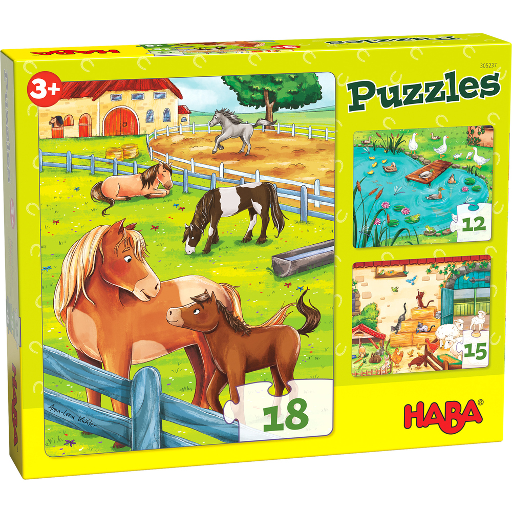 Afbeelding van het spelletje Puzzels: Boerderijdieren (3+)