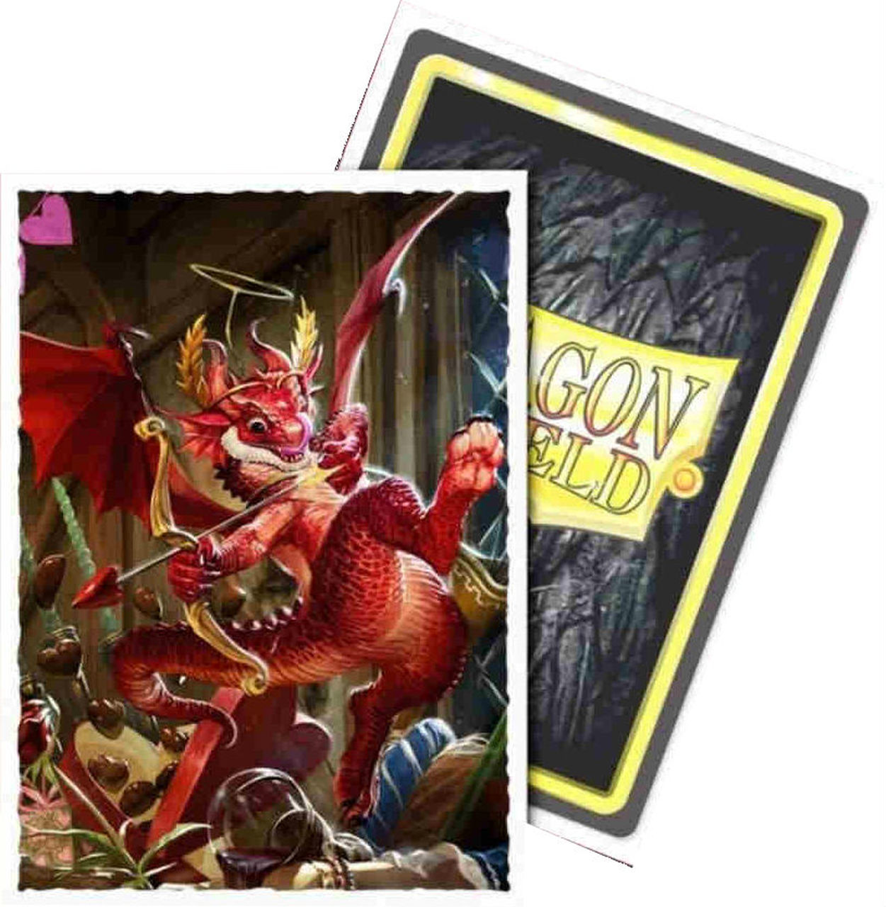 Afbeelding van het spelletje Dragon Shield Standard Art Sleeves: Valentine Dragon 2020 (63x88mm) - 100 stuks