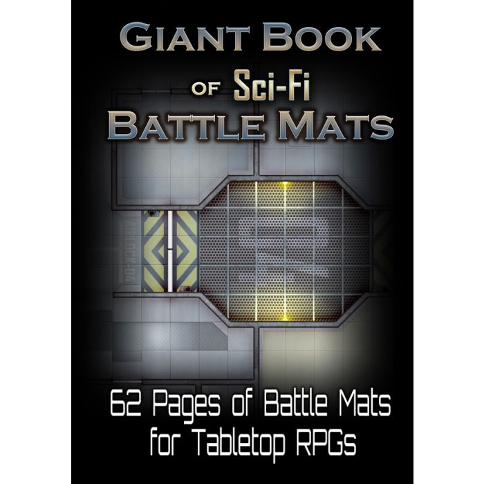 Afbeelding van het spelletje Giant Book of Sci-Fi Battle Mats