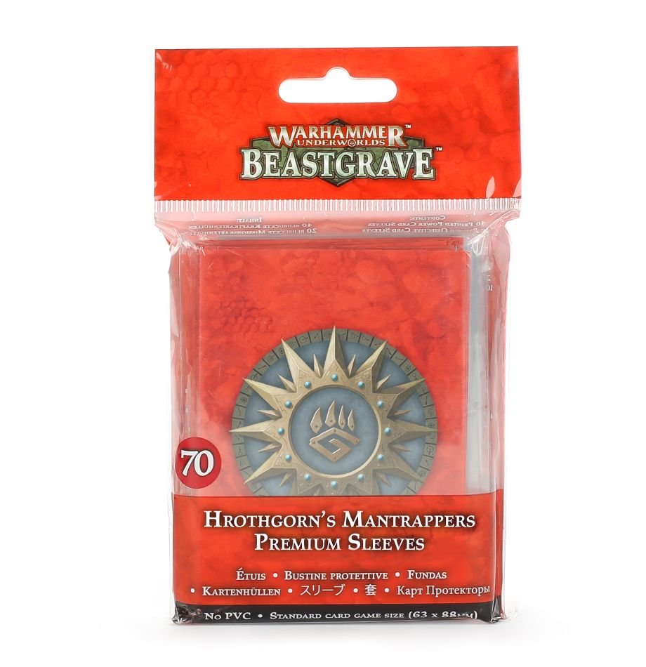 Afbeelding van het spelletje Warhammer Underworlds: Beastgrave - Hrothgorn's Mantrappers (Premium Sleeves)