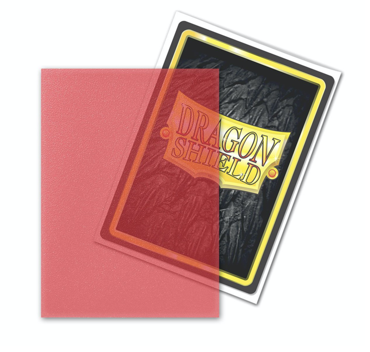 Afbeelding van het spelletje Dragon Shield Card Sleeves: Standard Matte Clear Red (63x88mm) - 100 stuks