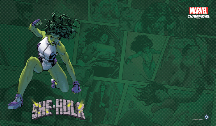 Afbeelding van het spelletje Marvel: Champions - She-Hulk Game Mat