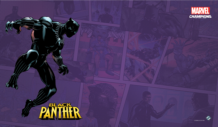 Afbeelding van het spelletje Marvel: Champions - Black Panther Game Mat