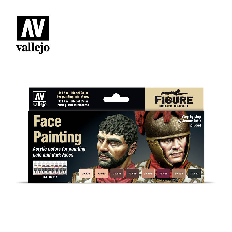 Afbeelding van het spelletje Face Painting Set (Vallejo)