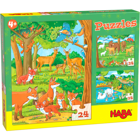 Afbeelding van het spelletje Puzzels: Dierenfamilies (4+)