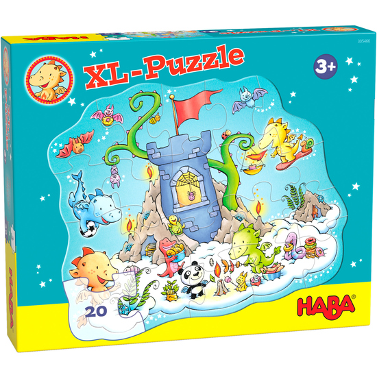 Afbeelding van het spelletje Draak Fonkelvuur: Puzzel-party - XL-Puzzle (3+)