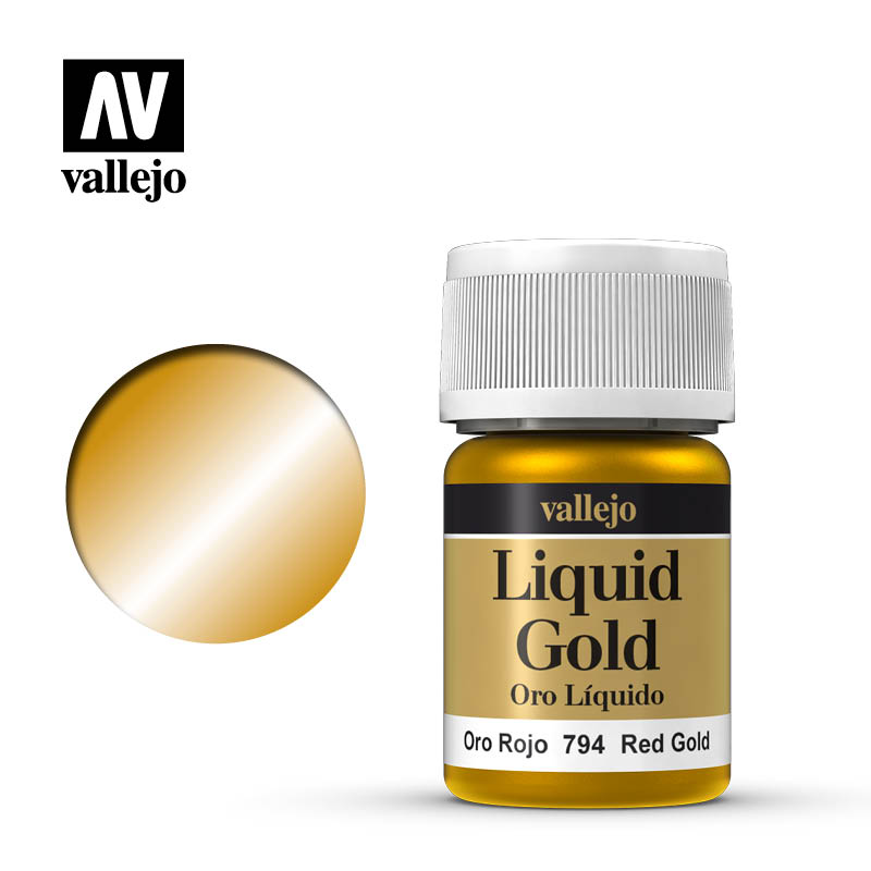 Afbeelding van het spelletje Liquid Gold: Red Gold (Vallejo)