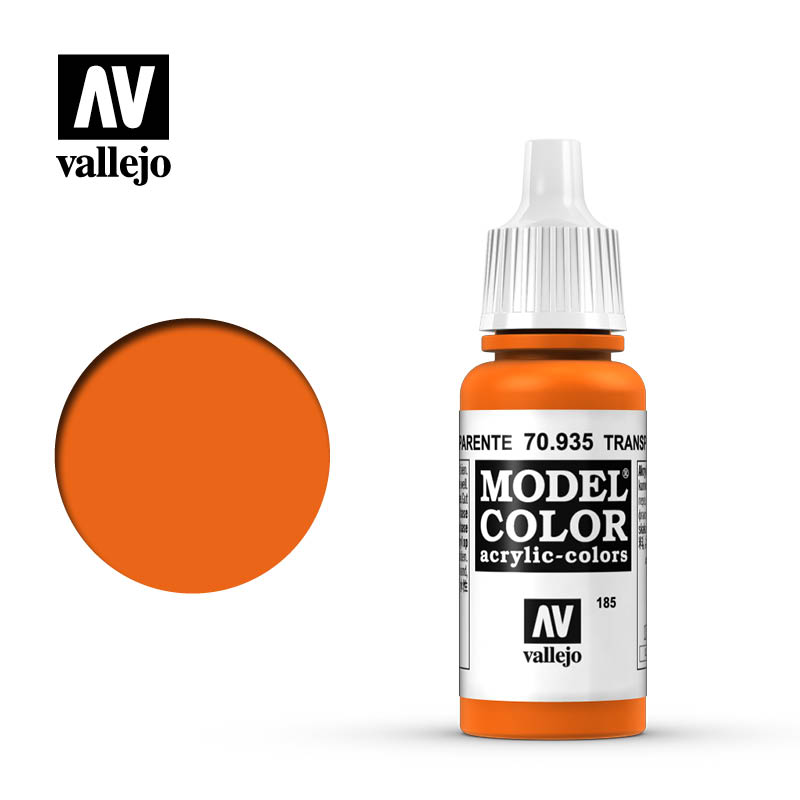 Afbeelding van het spelletje Model Color: Transparent Orange (Vallejo)
