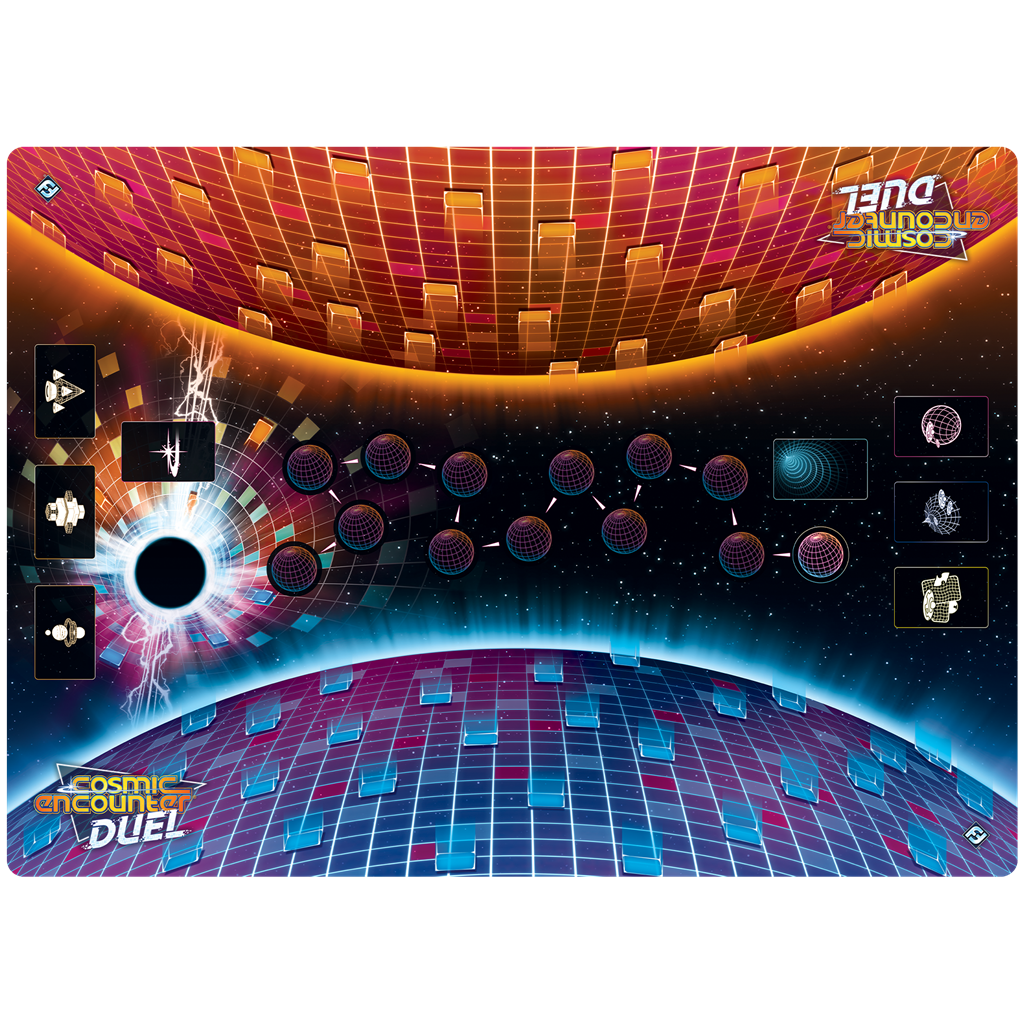 Afbeelding van het spelletje Cosmic Encounter Duel Gamemat