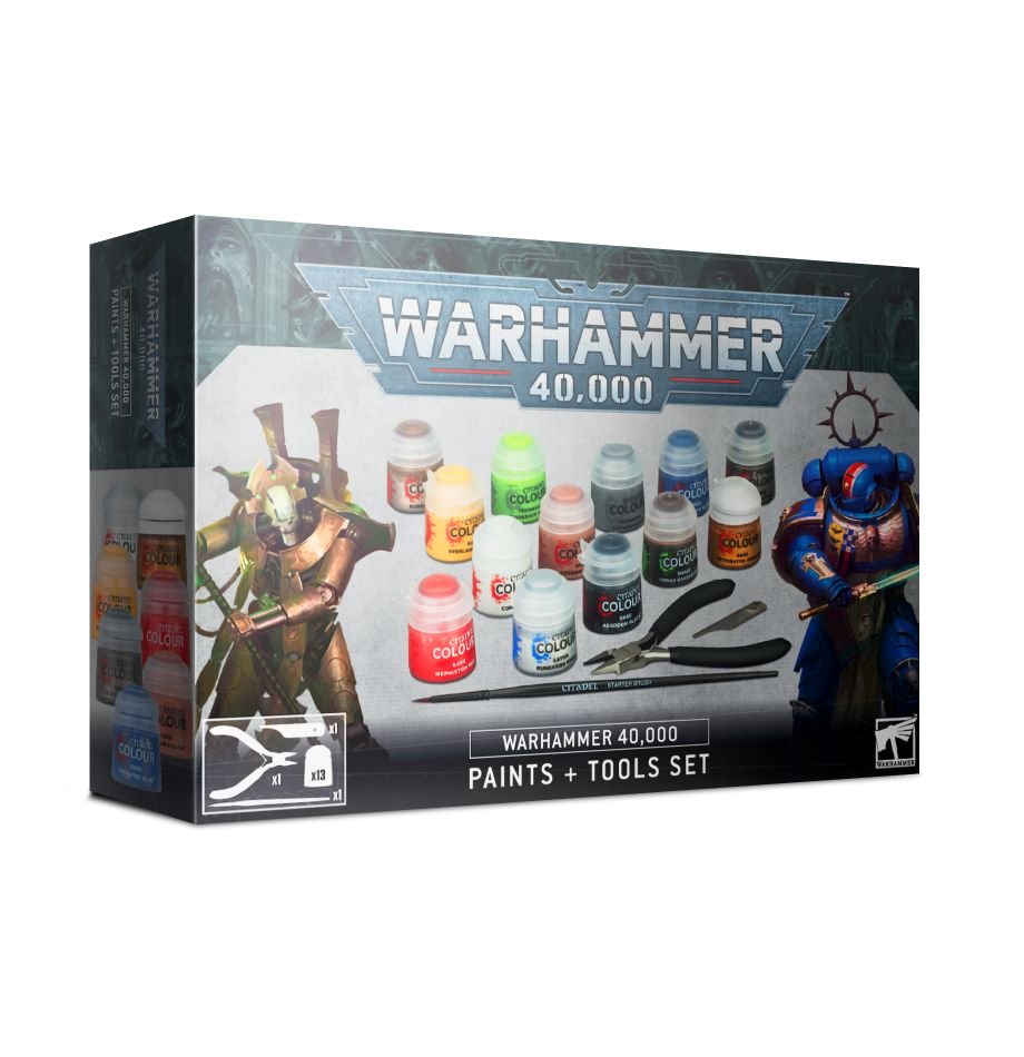 Afbeelding van het spel Warhammer 40,000 - Paints&Tools Set