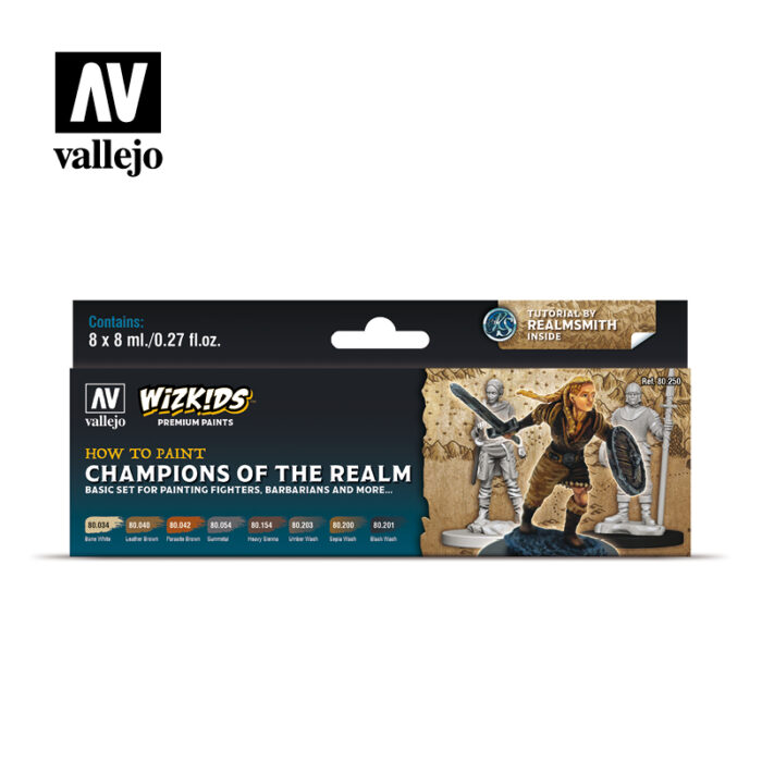Afbeelding van het spelletje Champions of the Realm (Vallejo&Wizkids Premium Paints)