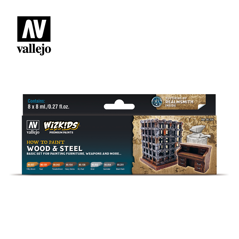 Afbeelding van het spelletje Wood&Steel (Vallejo&Wizkids Premium Paints)