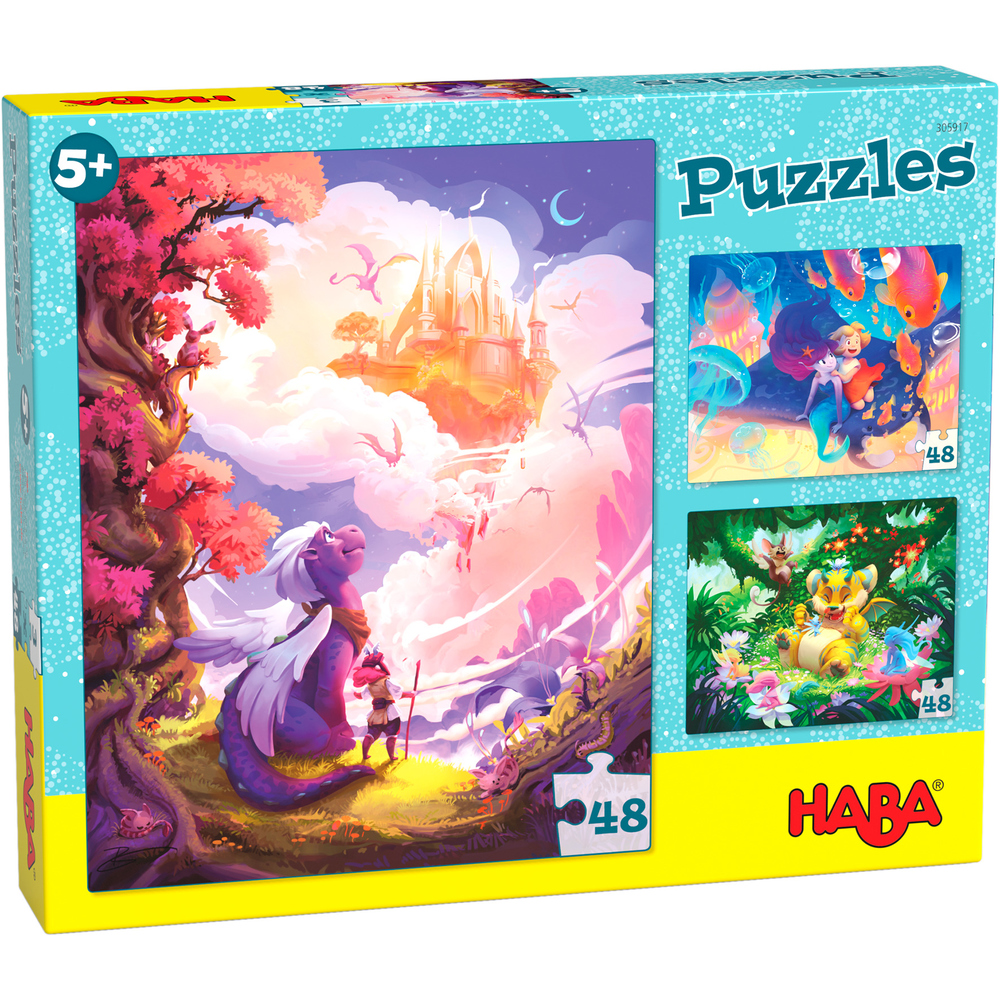 Afbeelding van het spelletje Puzzels: In Fantasieland (5+)