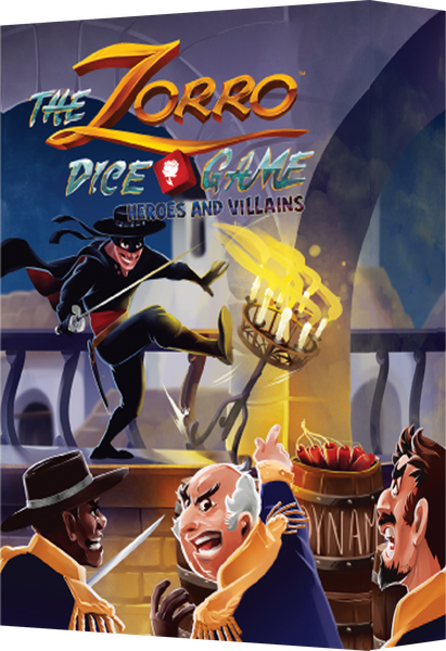 Afbeelding van het spelletje The Zorro Dice Game: Heroes and Villains