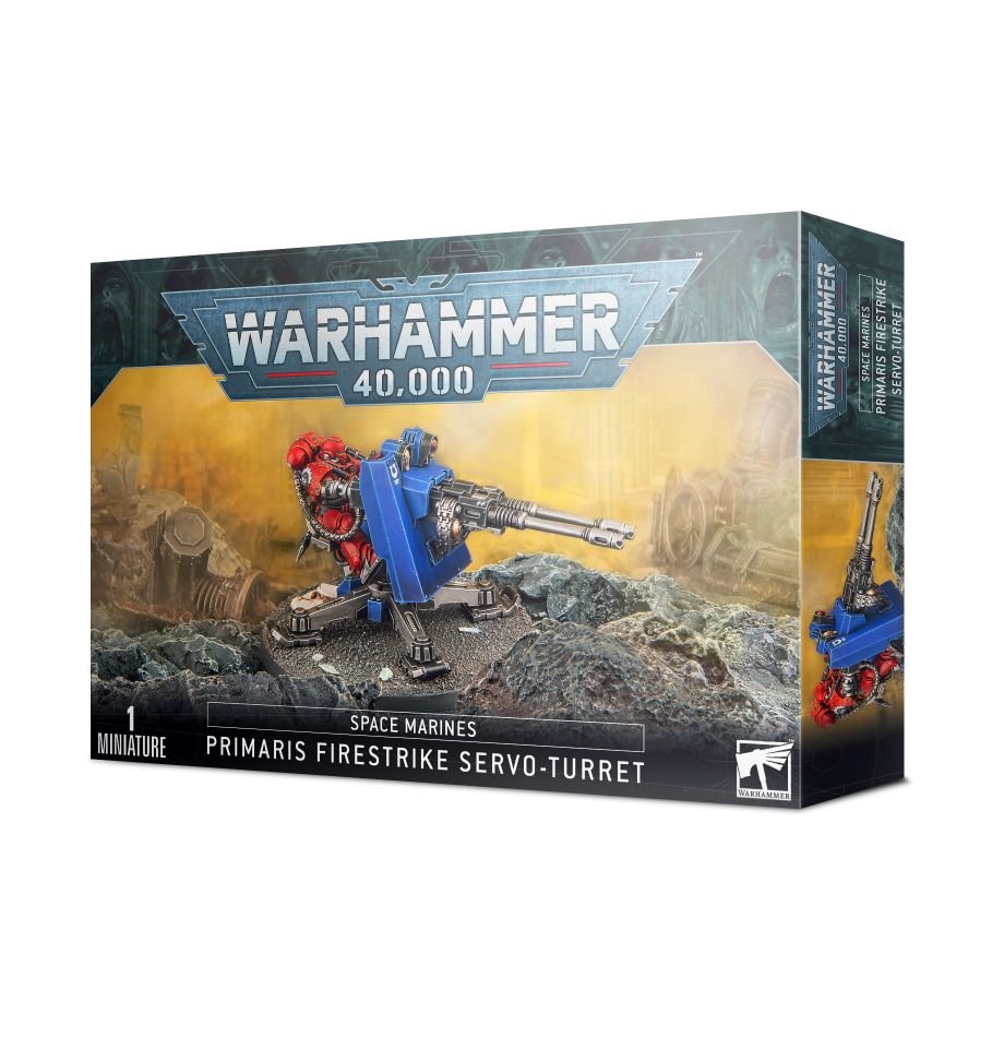Warhammer 40,000 - Space Marines: Primaris Firestrike Servo-Turret [EASY TO BUILD] afbeelding