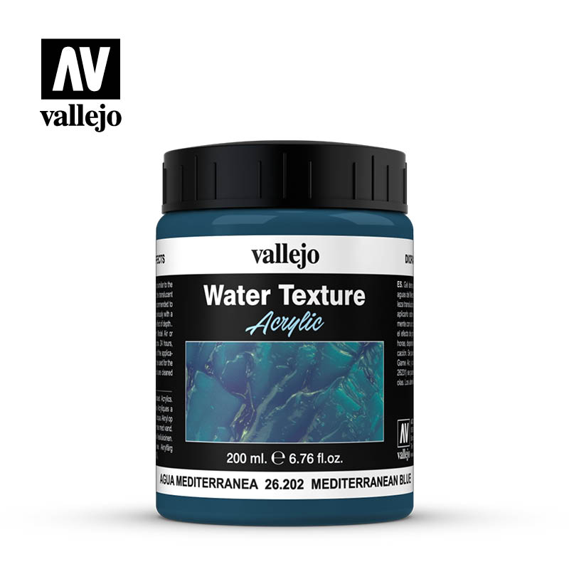 Thumbnail van een extra afbeelding van het spel Water Texture: Mediterranean Blue (Vallejo)