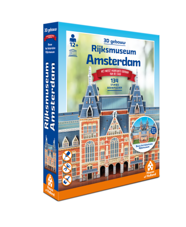 Thumbnail van een extra afbeelding van het spel Amsterdam: Rijksmuseum - 3D Puzzel (134)