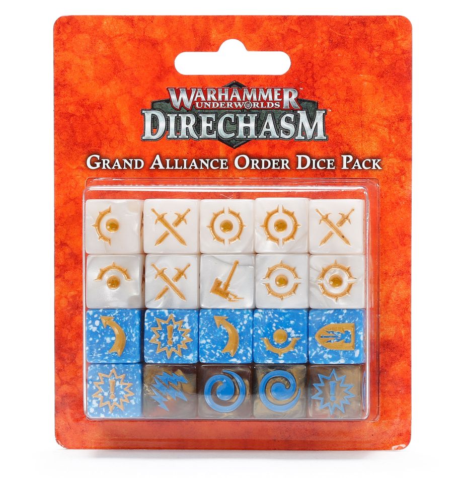 Afbeelding van het spel Warhammer Underworlds: Direchasm - Grand Alliance Order Dice Pack