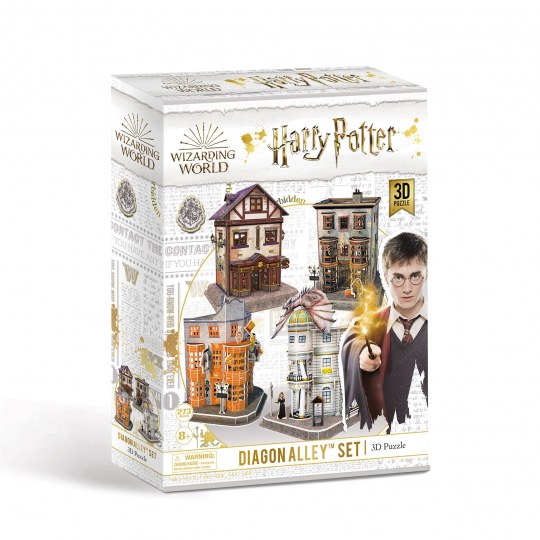 Afbeelding van het spelletje Harry Potter: Diagon Alley Set - 3D Puzzle (273)