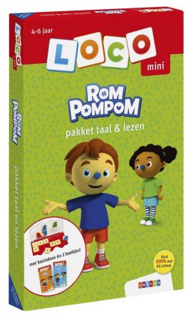Afbeelding van het spelletje Loco Mini Pakket - Rompompom: Taal&Lezen