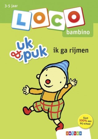 Afbeelding van het spelletje Loco Bambino Boekje - Uk&Puk: Ik ga rijmen