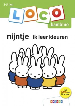 Afbeelding van het spelletje Loco Bambino Boekje - Nijntje: Ik leer kleuren