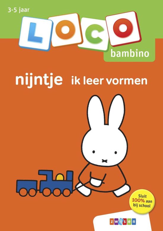 Afbeelding van het spelletje Loco Bambino Boekje - Nijntje: Ik leer vormen