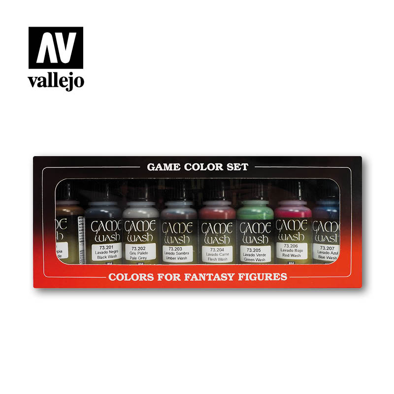 Afbeelding van het spel Game Color Set: Washes (Vallejo)