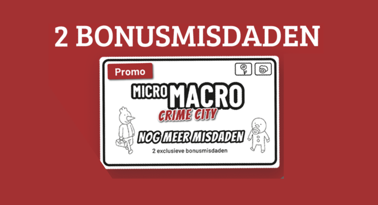 Thumbnail van een extra afbeelding van het spel Micro Macro Promo: Nog Meer Misdaden