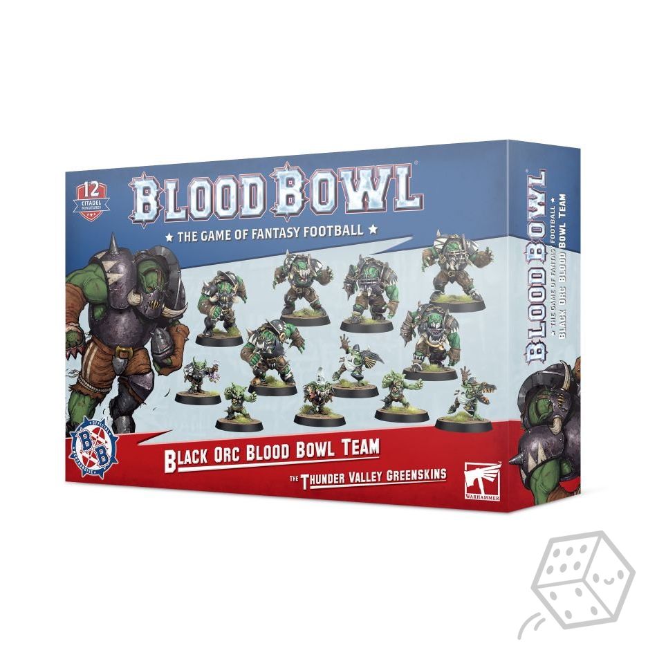 Afbeelding van het spelletje Blood Bowl: Black Orc Blood Bowl Team (The Thunder Valley Greenskins)