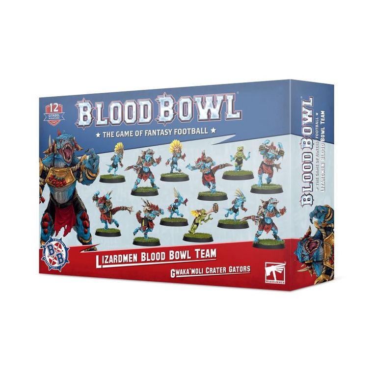 Afbeelding van het spelletje Blood Bowl: Gwaka'moli Crater Gators (Lizardmen Blood Bowl Team)