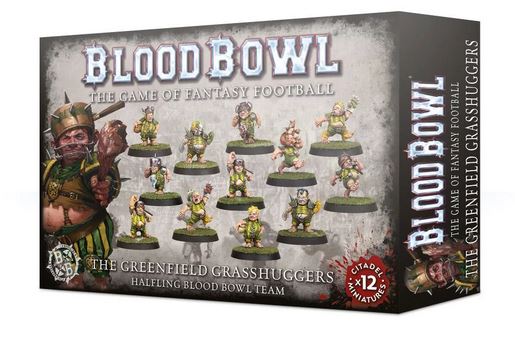 Afbeelding van het spelletje Blood Bowl: The Greenfield Grasshuggers (Halfling Blood Bowl Team)