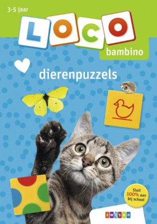 Afbeelding van het spelletje Loco Bambino Boekje - Dierenpuzzels