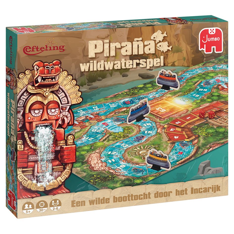 Afbeelding van het spelletje Piraña wildwaterspel